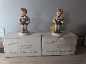 SET BESTEHEND AUS (2) Goebel Hummel - "Valentine Joy" - #399 - TMK-6 5,5" groß NEU IM KARTON - Bild 1 von 5