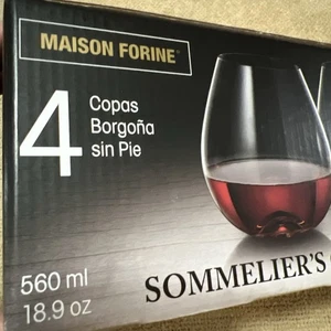 Maison Forine Sommelier Truhe 4er Set Kristall Burgund Gläser Kostenloser Versand - Bild 1 von 8