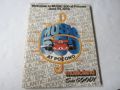 Indy Car Original 1979 MUSIC 500 Pocono International Raceway Racing Program - Image 1 of 4