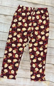 Vintage Family Guy Stewie Pajama Lounge Pants Red Black Obey Me Size Large - Picture 1 of 7