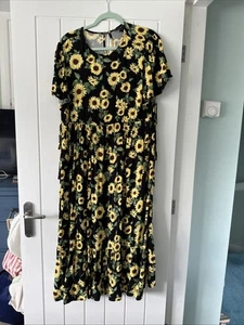 Ladies New Look Maxi Dress Size 20 - Picture 1 of 7