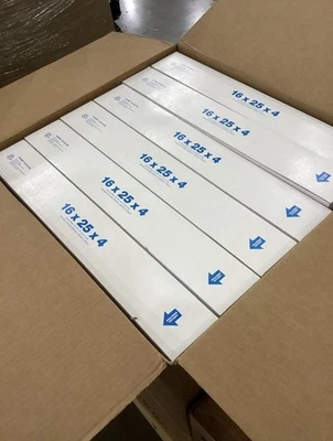 Aerostar MERV 8 Furnace Air Filter 16x25x4, 6-Pack for Furnace HVAC - Image 1 of 4