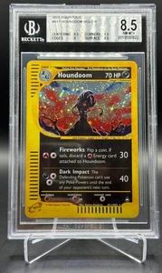 Pokemon Houndoom Holo H11/H32 BGS 8.5 Aquapolis E-Series Englisch Beckett 8.5 NM - Bild 1 von 8