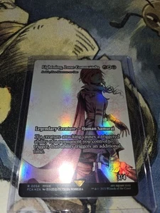 MTG Final Fantasy Lightning Lone Commando / Isshin Two Heavens as one FOIL NM - Bild 1 von 1