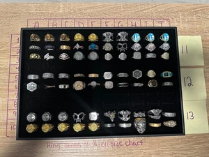 MODESCHMUCK HERREN UND DAMEN RINGE GRÖSSE 11, 12 UND 13 - Bild 1 von 1