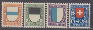SUIZA 1922 - PRO JUVENTUD 1922 millas: 175-178 - SBK.: J21-J24 - **Sin usar** - Imagen 1 de 1
