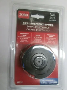 OEM TORO ELECTRIC TRIMMER REPLACEMENT SPOOL 88512 FITS 14" TRIMMER 51480 - Picture 1 of 4