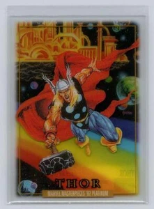 2024 Marvel Masterpieces '92 Platinum #92 Thor -Clear Cut - Picture 1 of 2