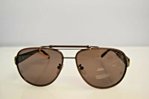 Montblanc Authentic Burgundy Leather MB367S 48J 59-15-140 $650 Sunglasses - Picture 1 of 4