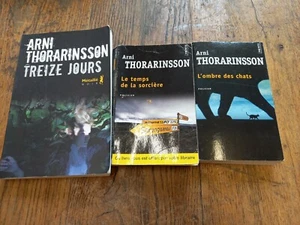 Lot 3 livres de Arni Thorarinsson treize loup l'ombre des chats Le temps de la s - Foto 1 di 1