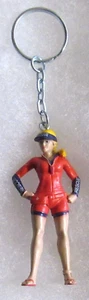 F) KEYRING PLASTIC CHARACTER SUN STRIDER FORTNITE GAMING FIGURE SKIN SERIES 3 - Foto 1 di 2