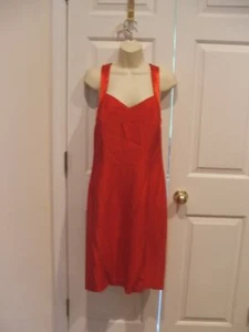 NWT niki red spiderweb back cocktail party club occassion dress size 13/14 - Picture 1 of 3