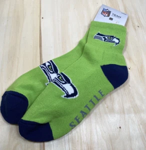 NFL Football Seattle Seahawks Team Color Socks Size Large Licensed NWT - Picture 1 of 7