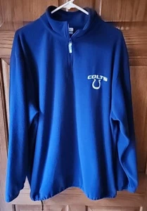 Indianapolis Colts NFL Team Apparel Gr. XXL Pullover 1/4 Zip Sweater blau - Bild 1 von 3