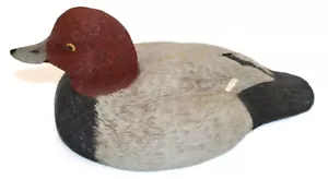 American Wild Fowl Series Miniatura Pelirroja Drake por Hughes 11-30-91 - Imagen 1 de 8