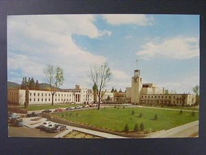 Santa Fe New Mexico State Capitol Gebäude alte Autos Vintage Farb Postkarte 1950er - Bild 1 von 2