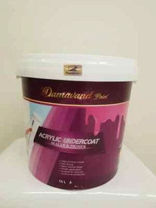 DAMAVAND 2 LITRE PRIMER-SEALER-UNDERCOAT AND ONE COAT-CEILING-FLAT WHITE PAINT - Picture 1 of 2