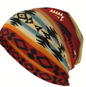 Mens Biihudu Skull Cap Southwestern Thunderbird Elastane Polyester Tribal Eagle - Picture 1 of 4