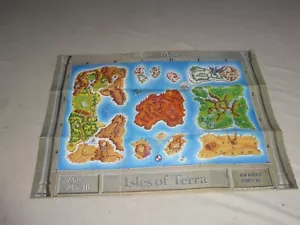 PÓSTER DE JUEGO DE COLECCIÓN MIGHT & MAGIC III ISLES OF TERRA SUPER NINTENDO INSERT SNES - Imagen 1 de 5