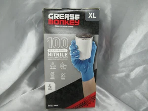 Guantes de nitrilo de mono graso azul XL 4MIL sin látex 100 unidades - Imagen 1 de 2