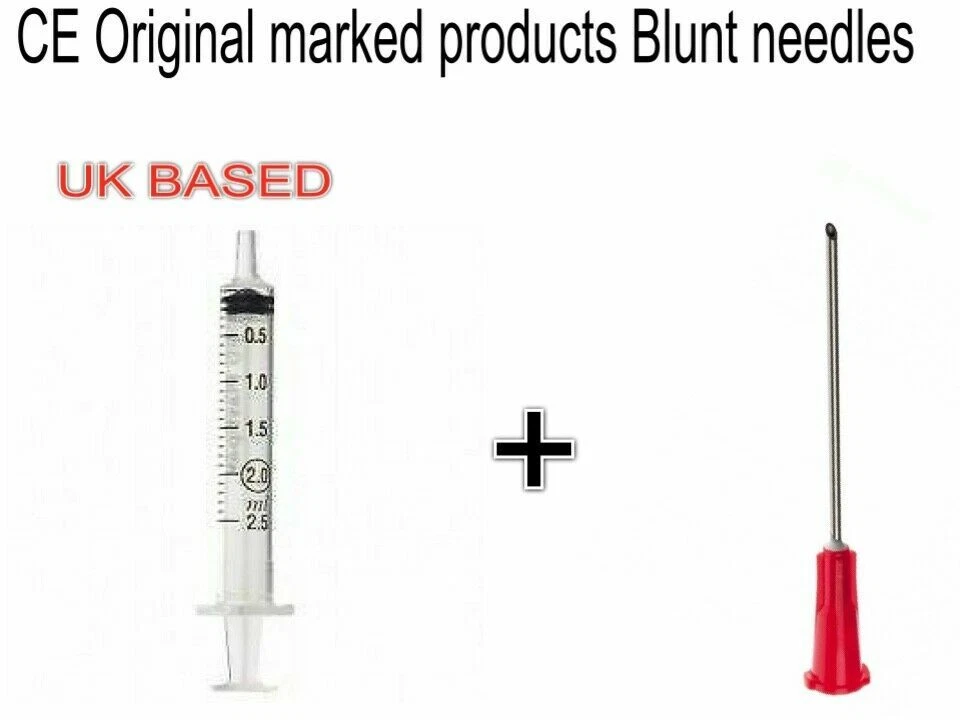 2ml BBraun syringe + Blunt needle combos CE marked Blister Sealed 10 20 50 100 - Image 1 of 1