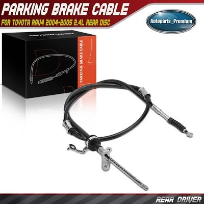 Cable de freno de estacionamiento del lado del conductor trasero para disco trasero Toyota RAV4 2004-2005 L4 2,4 L Foto 1 de 4