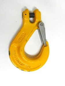 GRADE 80 WEISSALLOY CLEVIS SLING HOOK WITH SAFETY LATCH 10MM WLL - 3150kg - Bild 1 von 2