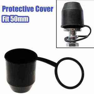 50mm Auto Tow Bar Ball Cover Accessories Black Cap Beste Hitch Towing W4S2 - Picture 1 of 12