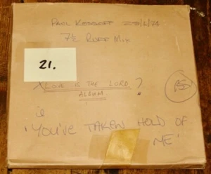 PAUL KOSSOFF OWNED FREE CRAWLER ORIGINAL STUDIO REEL TAPE UNRELEASED MUSIC 21 - Picture 1 of 4