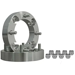 Espaciadores de rueda de aluminio SuperATV de alta resistencia de 1"" para perno Polaris de 4/156 mm - Imagen 1 de 1