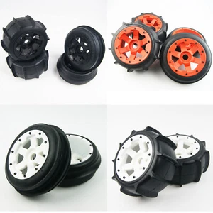 Sand Paddle Wheel on HD 6 Spoke Rims Fit HPI Baja 5B Buggy - Picture 1 of 19
