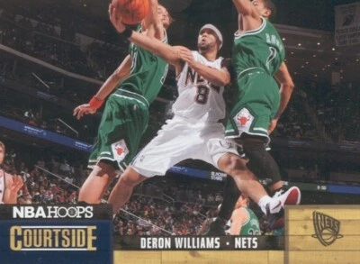 2011-12 Panini NBA Hoops Courtside #14 Deron Williams New Jersey Nets NM Insert - Image 1 of 2