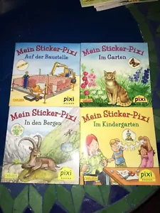 Pixi kleine Sammlung - 4 x Sticker Pixis - 1797/1802/1800/1801 Baustelle/Berge - Bild 1 von 1