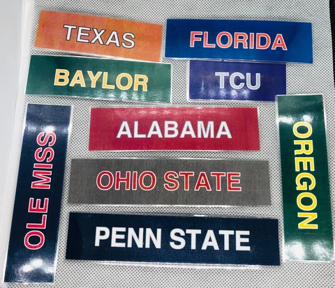 CFB TEAM MAGNETS - RANKINGS DISPLAY, ETC - PICK YOUR TEAM, CONFERENCE OR ALL 133 Cover