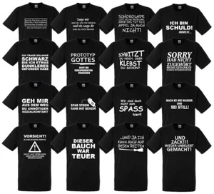 Sprüche T-Shirt Fun lustig witzig Spruch Text Motiv Aufdruck Shirt Geschenk - Bild 1 von 18