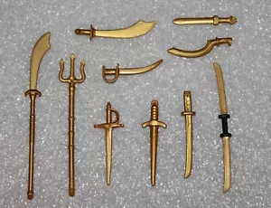 Playmobil " Schwert Säbel Lanze Gold " Wählen Sie Ihr Modell Waffen 2 Stück - Bild 1 von 15