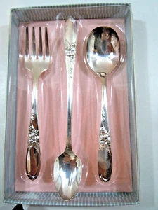 Juego de alimentación de 3 piezas de acero inoxidable para bebés Oneida Community - Imagen 1 de 2