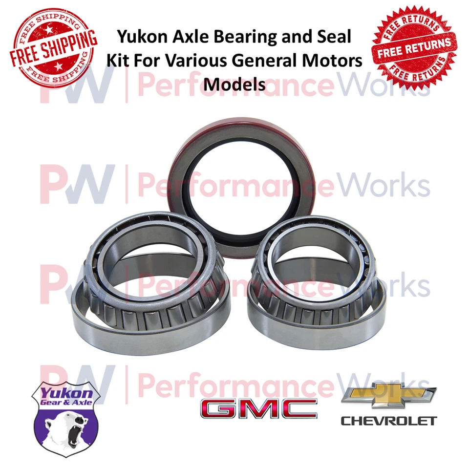 Kit de rodamientos y sellos de engranajes y ejes Yukon para varios modelos de General Motors AK GM14 Foto 1 de 4