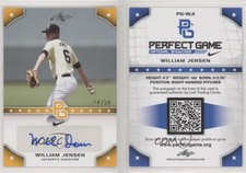 2015 Leaf Perfect Game National Showcase Gold /50 William Jensen #PG-WJ1 Auto