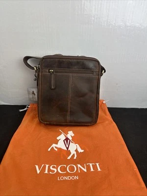 Visconti Leather Messenger bag - Image 1 of 4