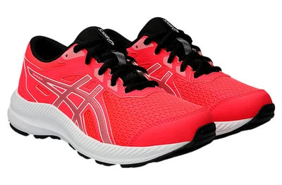 ASICS Kid s Contend 8 GS Running Shoes Size 6.5 US Diva Pink/Pure Silver - Image 1 of 4