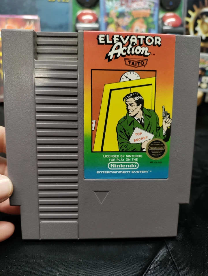 Elevator Action Nintendo Entertainment System NES 1987 5 Screw Works  - Image 1 of 1