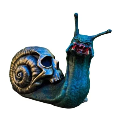 Halloween Snails Statue Animal Figurine Resin Ornament - Image 1 of 4