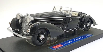 Sun Star 1/18 Scale Diecast 2401 - 1939 Horch 855 Roadster - Black - Image 1 of 4