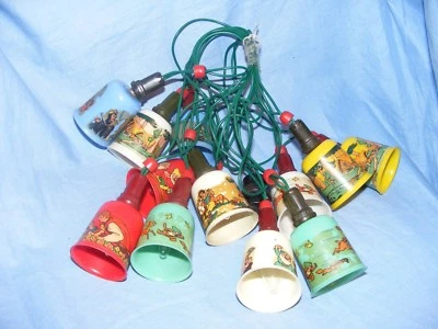 Vintage Disney Mazda Christmas Snow White Plastic Tree Decoration Lights Working - Image 1 of 4