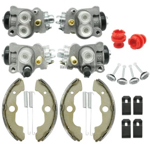 Cilindros de rueda de freno delantero con kit de zapatos para Honda Foreman 400 450 TRX400 TRX450 - Imagen 1 de 11