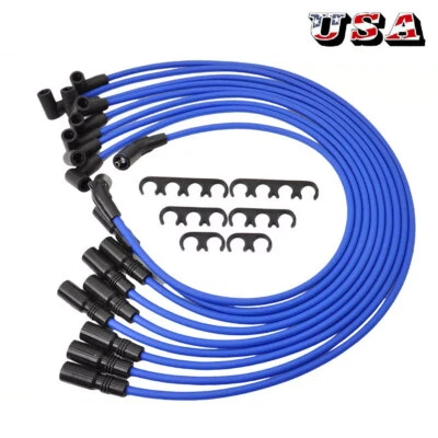 8mm Spark Plug Wires For GMC Chevy C1500 C2500 C3500 5.7L 5.0L V8 1996 1997-1999 Foto 1 de 4