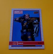 2021-22 Upper Deck Marvel Annual Blue Parallel #11 Cable
