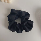Silky Satin Hair Scrunchies Elastic Solid Color HairTie Rope Hair Ring PonytailṄ