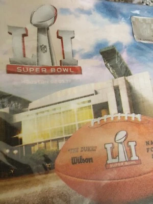 SUPER BOWL LI Houston 02-05-17 Football  16-2 PLY Napkins Creative Coverting NEW - Image 1 of 4